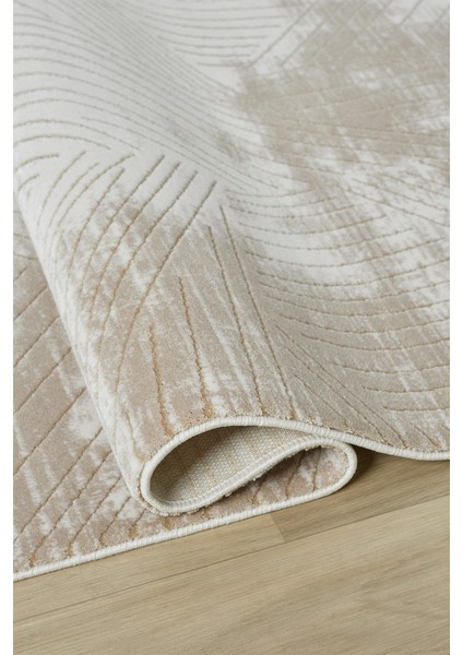 Diva Bej Halı Akrilik Halı Yumuşak Dokulu Salon Oturma Odası Yatak Odası Halısı 0274 modelleri