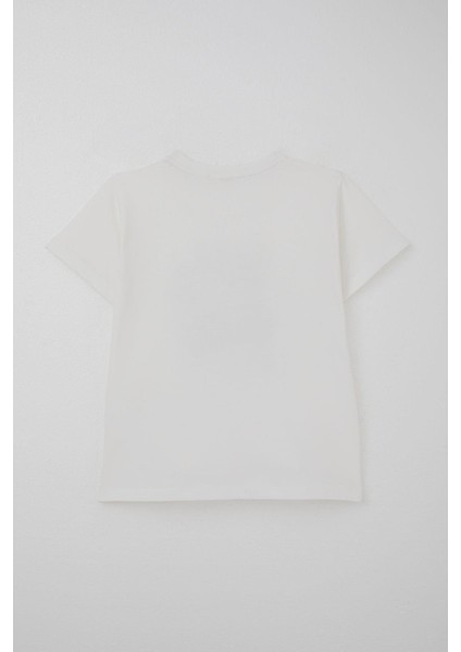 Erkek Çocuk Şortlu Takım Tatil Temalı Palmiye Ağacı Baskılı 5-9 Yaş, Beyaz fırsatları