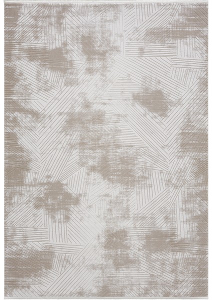 Diva Bej Halı Akrilik Halı Yumuşak Dokulu Salon Oturma Odası Yatak Odası Halısı 0274