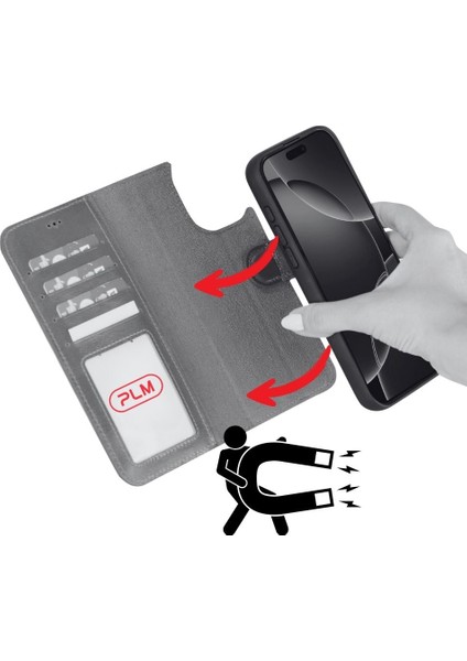 Apple iPhone 17 Air Için, Hakiki Deri, El Yapımı Cüzdanlı Kılıf, Magsafe ile Uyumlu, Iç Yüzeyi Kadife, Limon Sarı modelleri