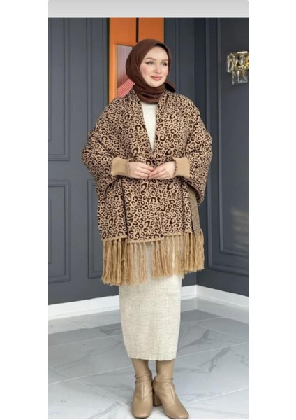 Triko Püsküllü Leopar Panço