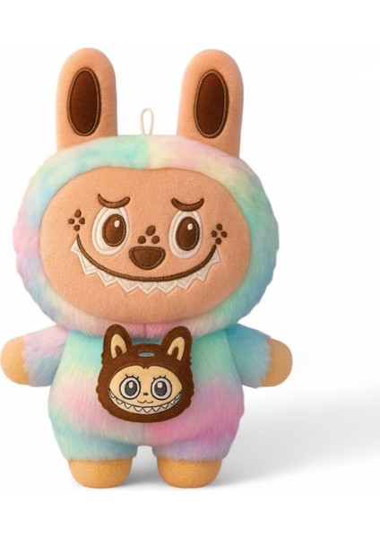 Labubu Özel Seri Gökkuşağı 32 cm – Renkli & Koleksiyonluk Oyuncak