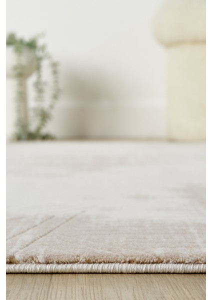 Diva Bej Halı Akrilik Halı Yumuşak Dokulu Salon Oturma Odası Yatak Odası Halısı 0274 fırsatları