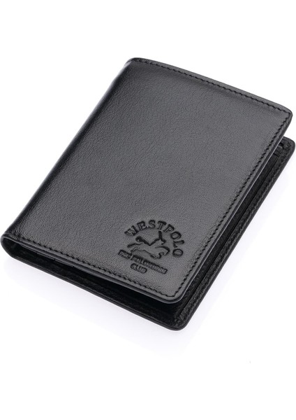 Alde Hakiki Deri Kağıt Para ve Bol Kart Bölmeli Erkek Cüzdanı - Siyah fiyatları