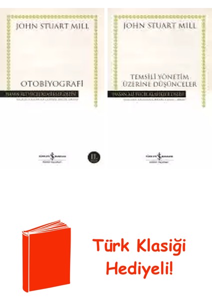 John Stuart Mill 2 Kitap Seti + Türk Klasiği Hediye