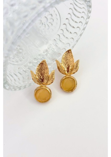 Ancient Spell No:1 Altın Kaplama Küpe