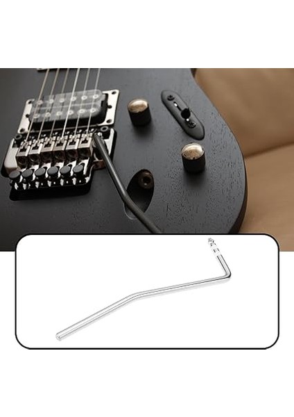 River Gitar Tremolo Kolu, 6 Mm, Ibanez Edge Lo-Pro ile Uyumlu, Edge Pro ile Uyumlu, Gümüş, 2 Adet fırsatları