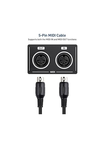 Matters 2'li Paket 5 Pin Dın Mıdı Kablosu, 5 Pin Mıdı Kablosu - 3m fiyatları