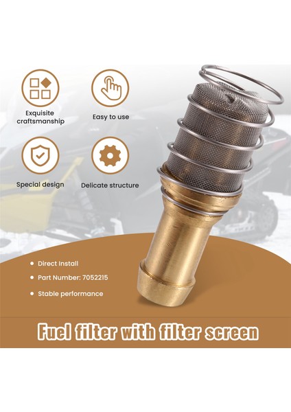 Polaris Ski-Doo 7052215 Için Ekranlı Yakıt Deposu Yakıt Alma Aparatı (Yurt Dışından) fırsatları