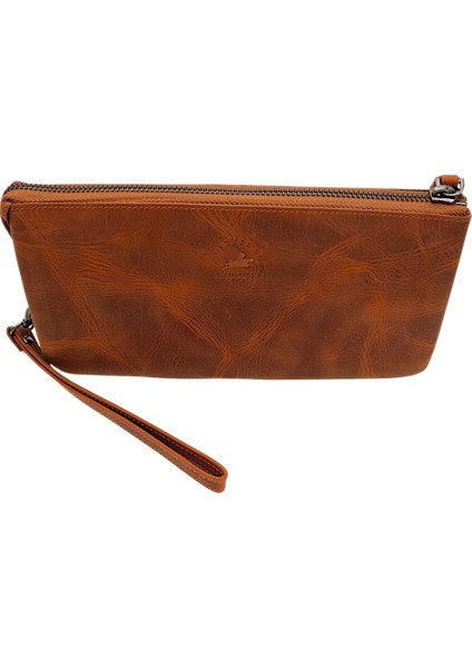 Hakiki Eskitme Deri El Geçirme ve Bileklikli Unisex El Portföyü - G2 Taba fiyatları