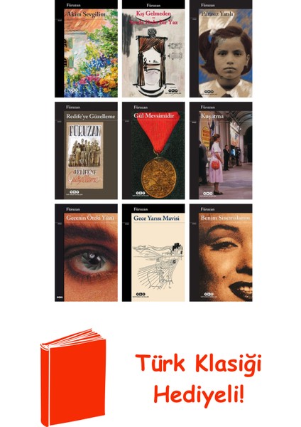 Füruzan 9 Kitap Seti + Türk Klasiği Hediye