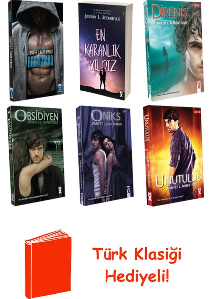 Jennifer L. Armentrout 6 Kitap Seti + Türk Klasiği Hediye