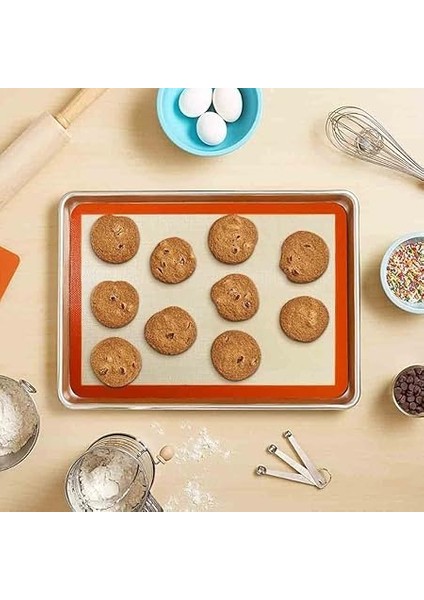 Silikon Pişirme Matı, Silpat - Yıkanabilir Yanmaz Pastacılık Fırın Matı - Isıya Dayanıklı, Çok Renkli, 30 x 40 cm modelleri