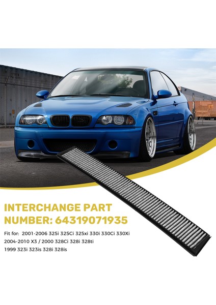 Bmw E46 X3 Için Kabin Hava Filtresi 10-05 (Yurt Dışından) indirimleri