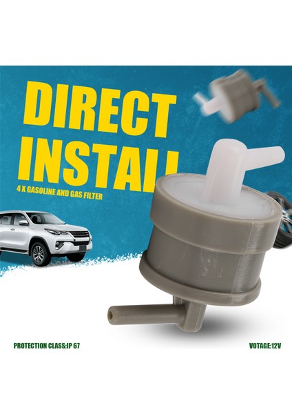 Toyota Hilux Land Cruiser Için Gaz Filtresi Hfn Yağ Ayırıcı Filtresi (Yurt Dışından) indirimleri
