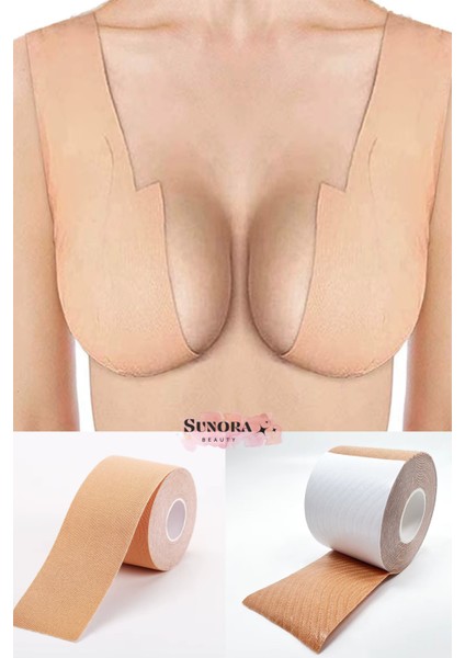 Göğüs Bandı Şekillendirici ve Dikleştirici Bant Ten Rengi 5x5 Metre Meme Dikleştirici Sabitleştirici fiyatları