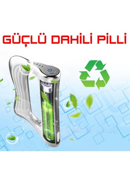 Elektrikli Fasya Masaj Cihazı Vücut Kazıma Mikro Akım Titreşim Kas Rahatlatma Gevşeme Vücut Kaldırma - Tip C - 1100MAH fırsatları