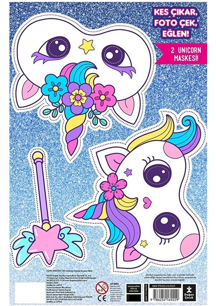 I Love Unicorn 100+ Çıkartma Hediyeli Boyama Kitabı modelleri