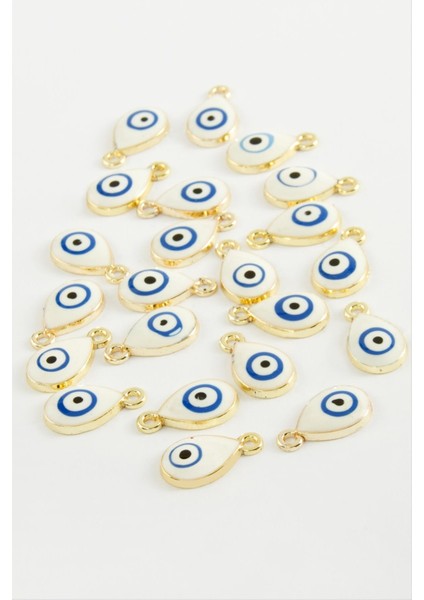 Nrzsnt Damla Tek Kulp Mineli Bileklik ve Kolye Ucu Aparatı 1 Adet-Lacivert