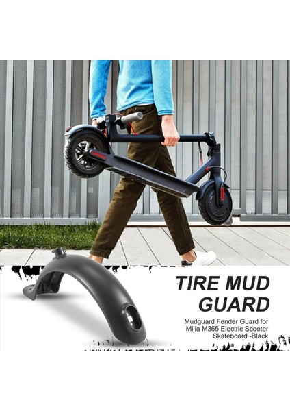 Xiaomi Mijia M365 Elektrikli Scooter Için Çamurluk Koruyucu - Siyah (Yurt Dışından) indirimleri
