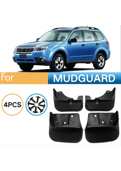 Subaru Için 4 Adet Araba Çamurluğu Çamurluk Çamurluk Sıçrama Çamurluğu Çamurluk (Yurt Dışından) fiyatları