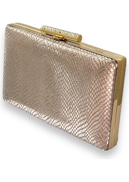 Altın Gold Renk Lazer Desenli Abiye Çanta Gece Çantası Düğün Nişan Kına Çantası Portföy Clutch fiyatları