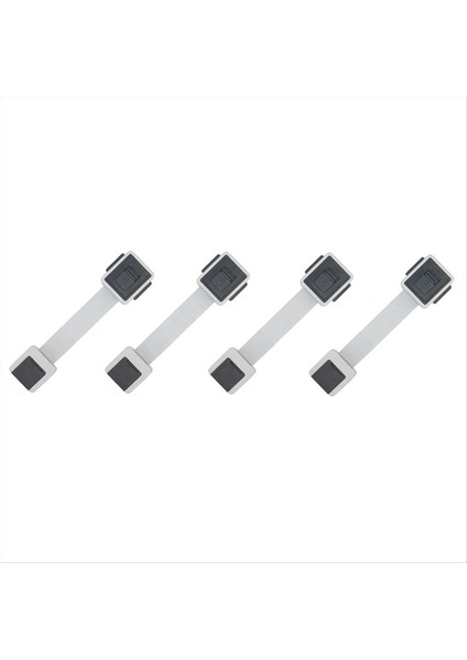 Çocuk Geçirmez Dolap Kilitleri, 4 Paket Bebek Geçirmez Kapı Kilitleri Buzdolabı Çekmecesi Dolap Bulaşık Makinesi Dolap Kiler (Yurt Dışından)