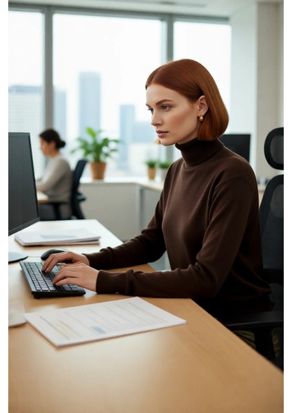 Kadın Basic Düz Tasarım Balıkçı Yaka Yünlü Triko Kazak Kış Kombinlerinin Gözdesi Kaliteli Şık