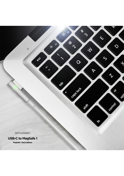 Usb-C To Magsafe 1 Şarj Kablosu 1.8m | MacBook Pro & MacBook Air Uyumlu | 45W / 60W / 85W Güç Destekli fırsatları