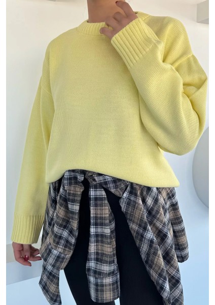 Kadın Bisklet Yaka Triko Kazak P-00018507 modelleri