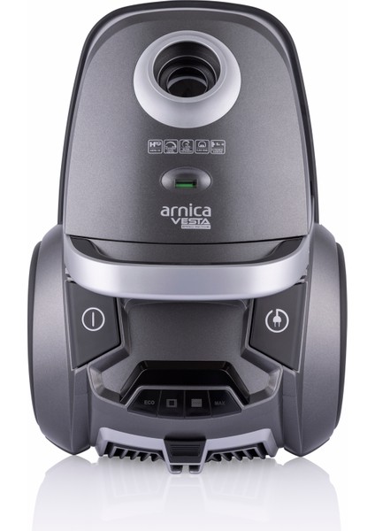 Vesta Ergoactive Gri Toz Torbalı Elektrikli Süpürge + Toz Torbası Hediyeli