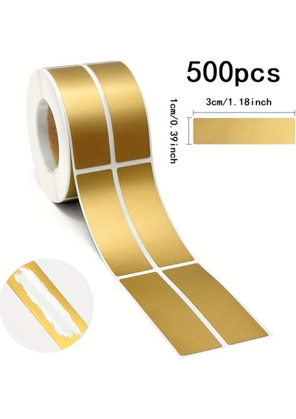 500’LÜ Gri Kazı‑kazan Etiket – 3 × 1 cm | Hediye Kartı Not Gizleme & Sürpriz Mesajlar fırsatları