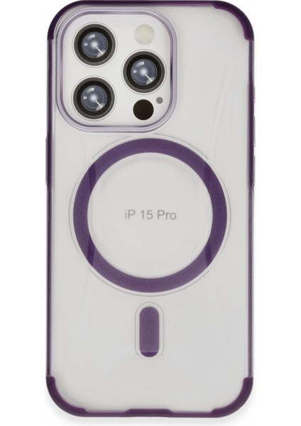 Nrzsnt Joko Iphone 15 Pro Hilton Magsafe Kapak - Derin Mor