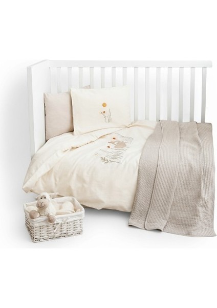 Little Sheep Yatak Örtülü Bebek Nevresim Takımı – Pamuk, Yumuşak Dokulu modelleri