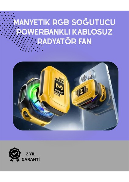 Nrzsnt Sessiz Çalışan Yarı Iletken Telefon Soğutucu | Ios ve Android Uyumlu | 10W Güç