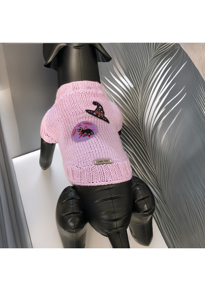 Kedi ve Köpek Için Eflatun Cadılar Bayramı Kazağı