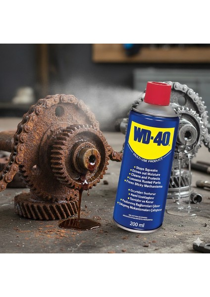 Çok Amaçlı Pas Sökücü Yağlayıcı 200ML | Pas ve Gıcırtıya Son fiyatları