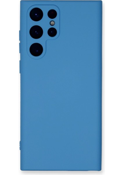 Samsung Galaxy S24 Ultra Kadife Dolgulu Lansman Silikon Kılıf Rcv/nano Lansman