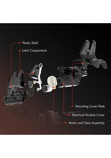 4589243AF Araba Bagaj Kapağı Mandallama Dodge Için Grand Caravan 2009-2017 Chrysler Town Country Trunk Kapı Kilit Aktüatör (Yurt Dışından) indirimleri