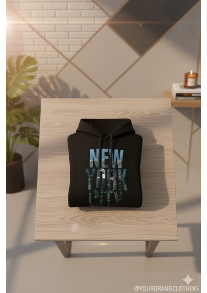 Yyz Store Dijital Baskılı 3 Iplik Şardonlu Kapüşonlu Sweatshirt fiyatları