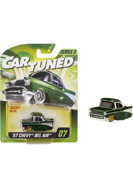 Cartuned S3 1957 Chevy Bel Air - Yeşil Lowrider Araba ICT526728