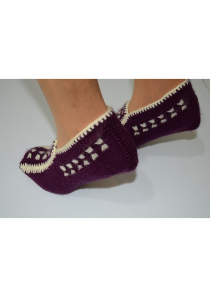 🧦 El Örgüsü Rahat ve Şık Patik modelleri