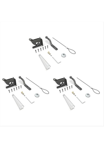3pcs Kapı Mandalı Yay Çeken, Çit Kapısı Kilidi, Çit Kilidi Halat ile Küçük Kilit, Çit Kapıları Için Uygun (Yurt Dışından)