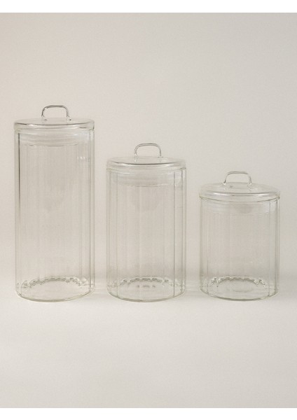 Lore 3'lü Cam Kavanoz