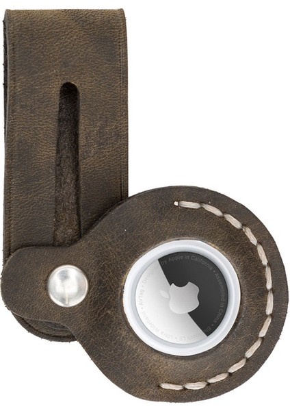 Apple Airtag Uyumlu Deri Anahtarlık Beta AA16 Kahve fiyatları