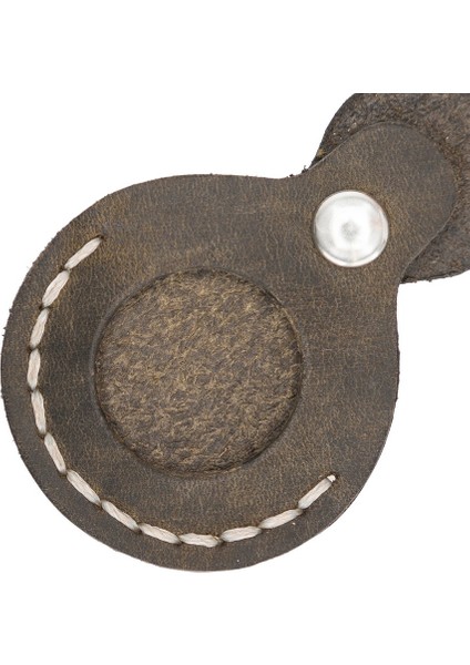 Apple Airtag Uyumlu Deri Anahtarlık Beta AA16 Kahve fırsatları