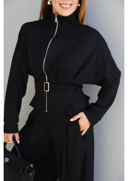 Siyah Kemer Detay Takım fiyatları