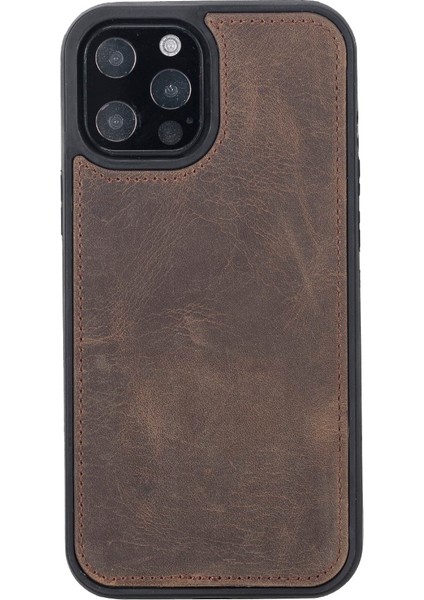 Apple iPhone 13 Pro Max Uyumlu Deri Cüzdanlı Kılıf G6 Kahverengi indirimleri