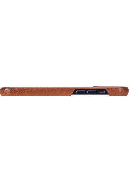 Apple iPhone 13 Pro Max Uyumlu Deri Arka Kapak Uj RST2EF Taba indirimleri