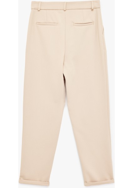 Slim Fit Cepli Pile Detaylı Cepli Chino Havuç Pantolon fiyatları